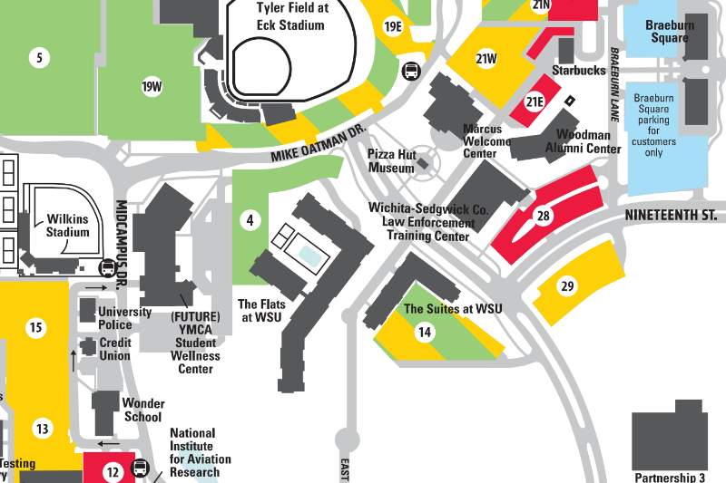 Parking map inset
