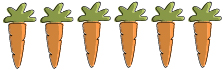 Six carrots