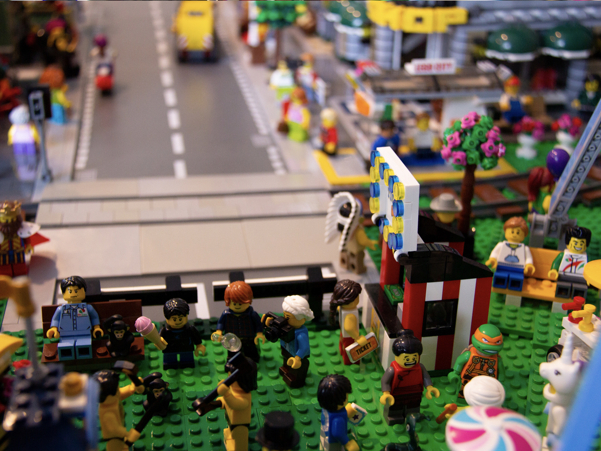 Newswise: Engineering dean gets creative with his LEGO city