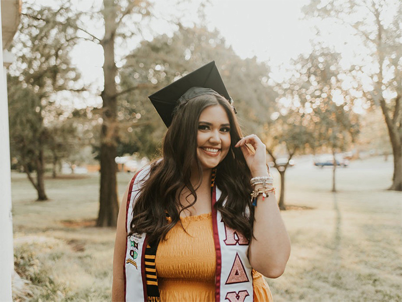 Nayeli Cano, health management and health science graduate.