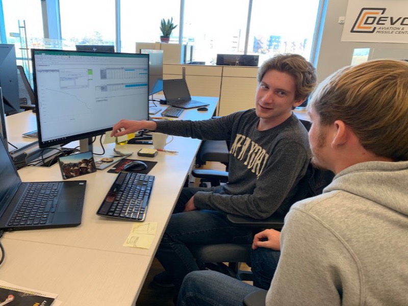 Students interns working at FirePoint