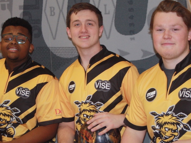 Wichita State bowlers T.J. Rock, Alec Keplinger and Briley Haugh are members of Junior Team USA.