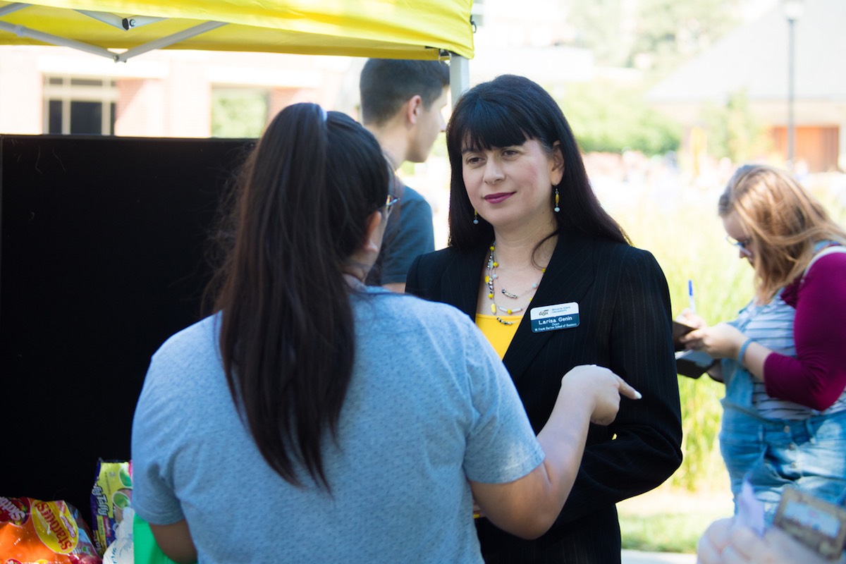 Dr. Larisa Genin wants the Barton School of Business to work as a team effort. “We really want to exude that magical vibe, that magical energy of warmth, of collegiality," she said. "This sense of team coupled with happiness and joy contribute to that level of our culture.”