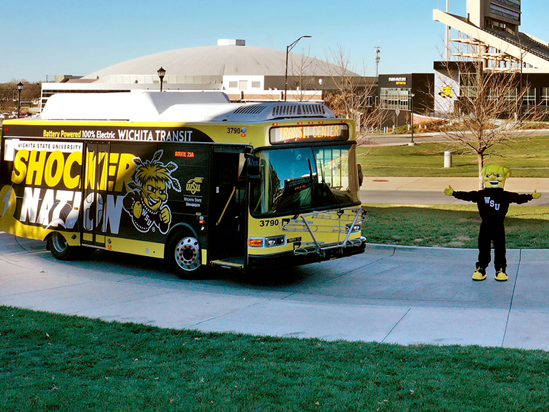 Shocker Nation bus