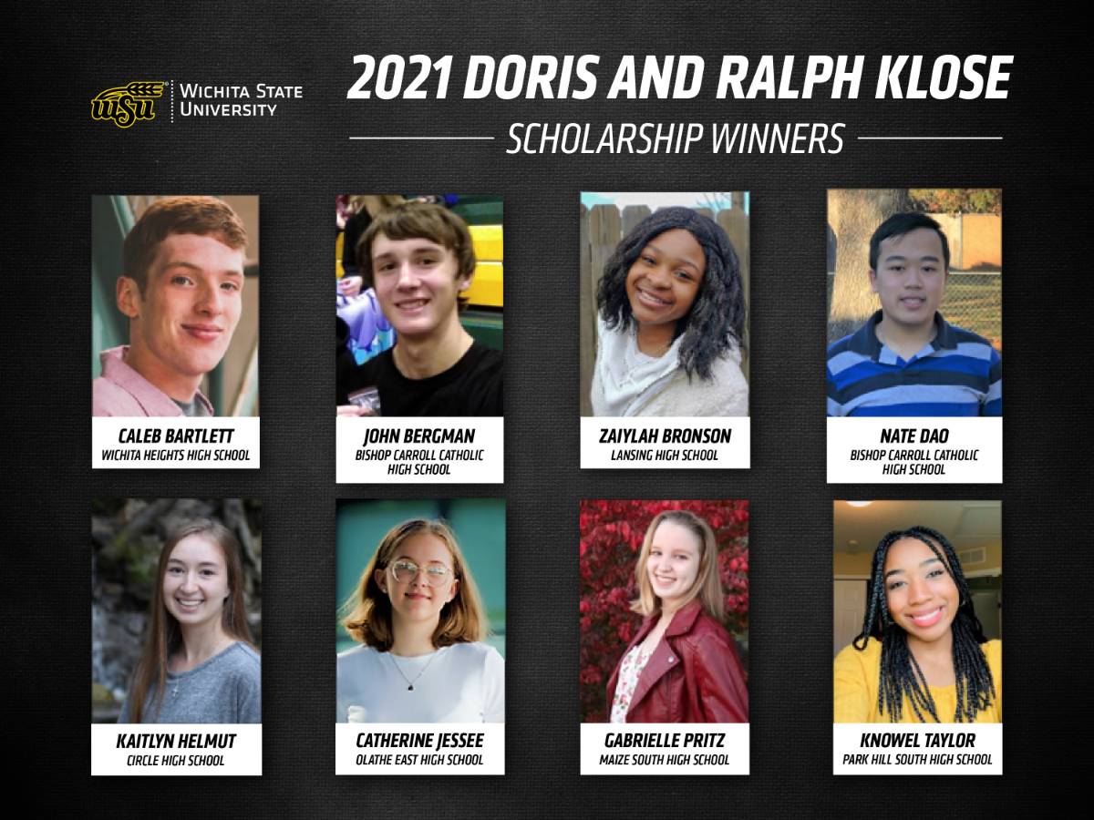 2021 Doris and Ralph Klose Scholarship Winners