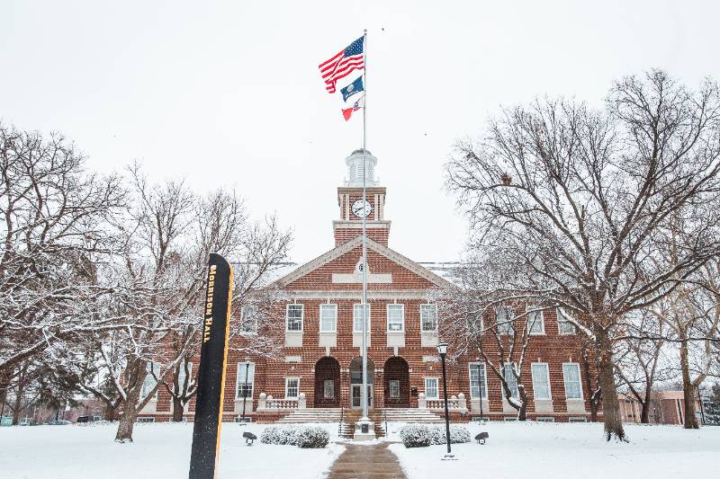 Snowy campus
