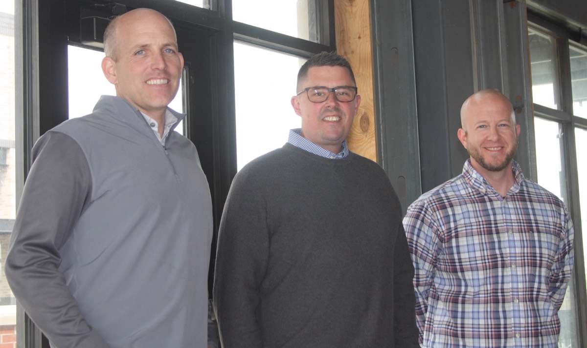 Luke Luttrell, Justin Neel and David Hopkins are partnering to bring Social Tap Drinkery and Create Kitchens to Braeburn Square.