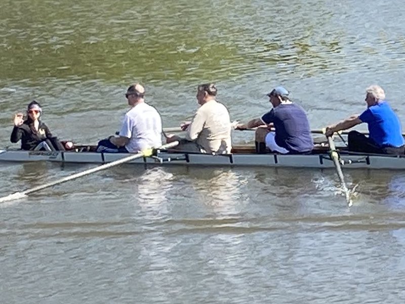 Rowers on Little Arkansas River