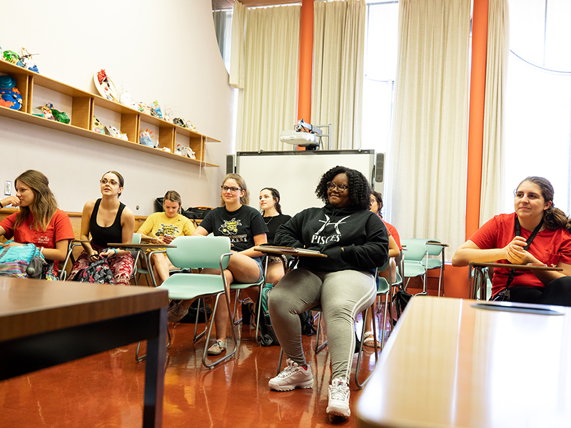 Students in classroom