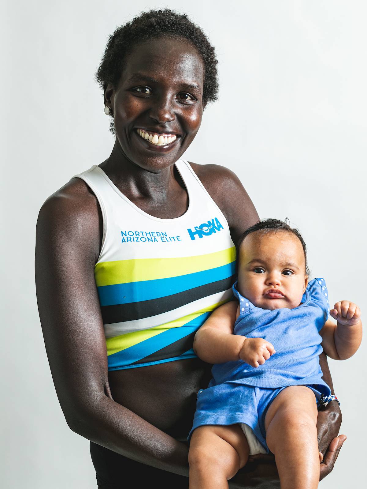 Aliphine Tuliamuk and daughter Zoe Aliphine Tuliamuk and daughter Zoe