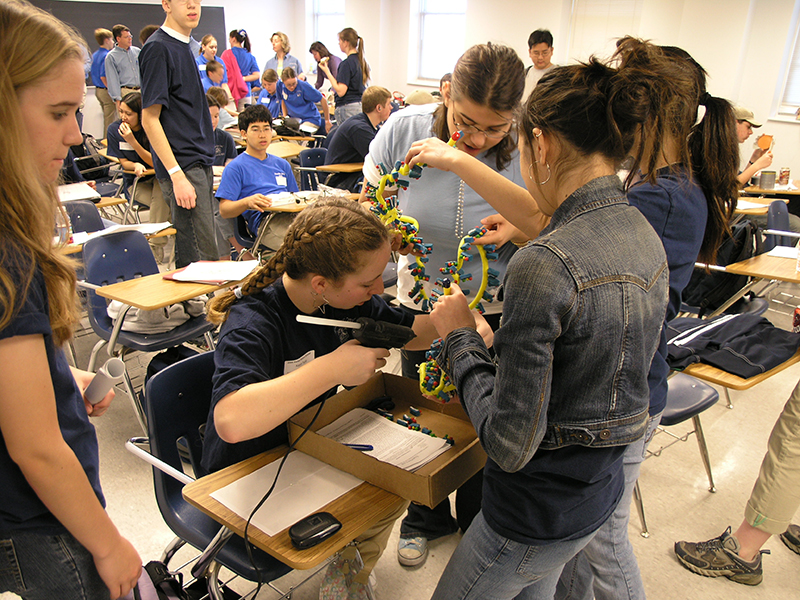 Participants in the 2007 Science Olympiad at Wichita State University