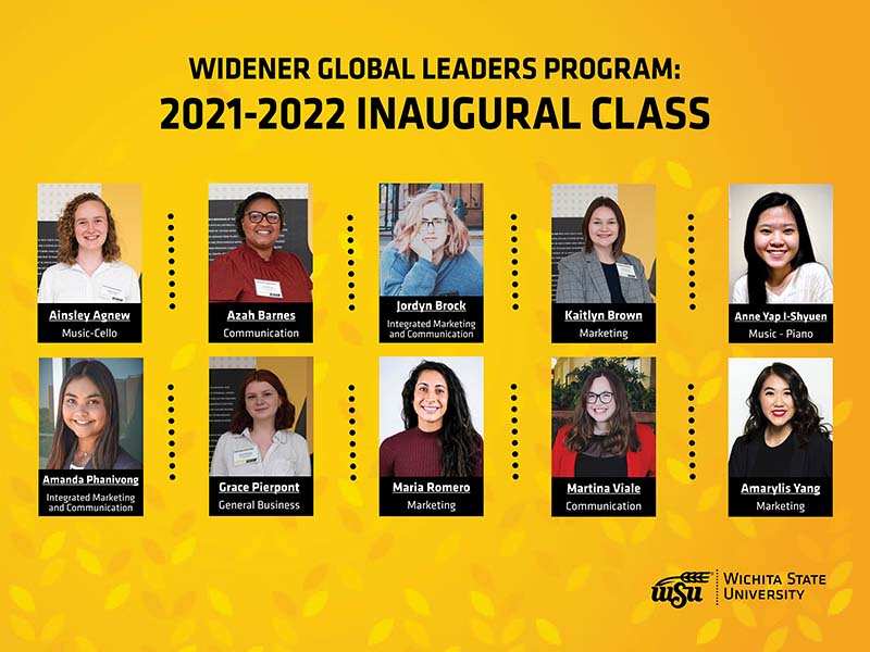 The first cohort of the Widener Global Leaders Program