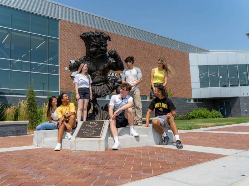 Students sitting together