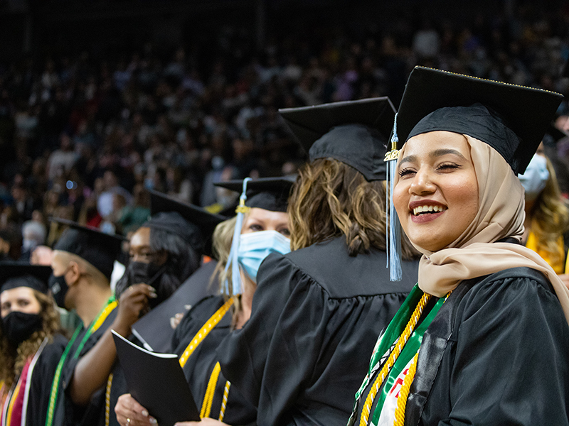 Students graduating