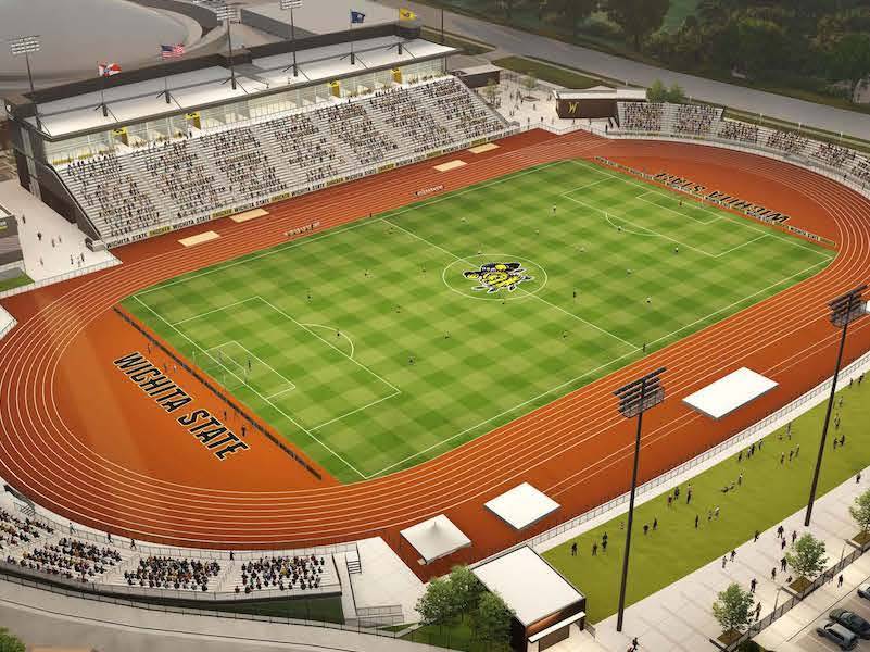 Rendering of potential Cessna Stadium renovation