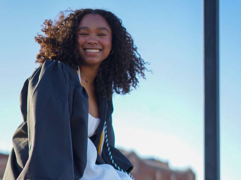 Photo of Ayshea Banes in her regalia.