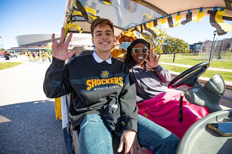 Students in parade