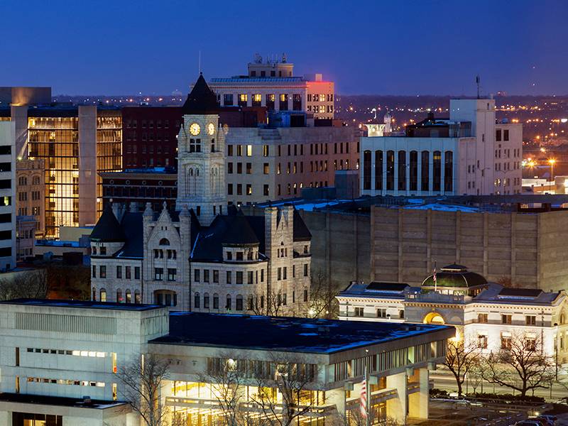 Wichita city skyline