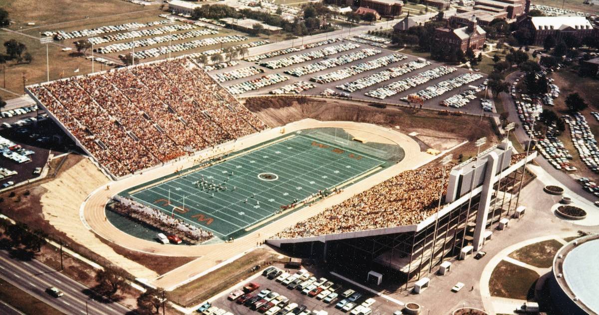 Cessna Stadium in 1969