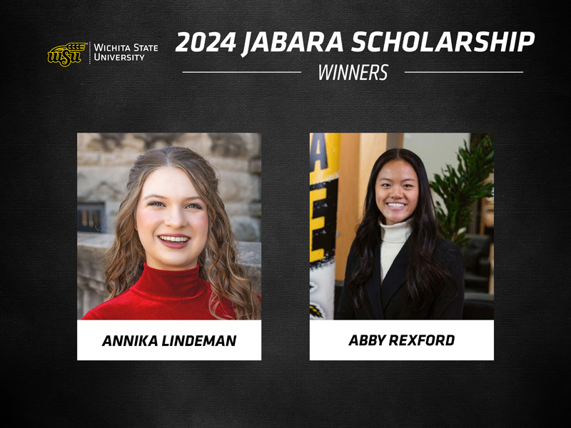 2024 Jabara Scholars, Annika Lindeman and Abby Rexford