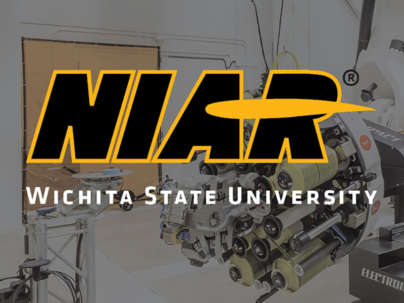 NIAR logo and Wichita State University