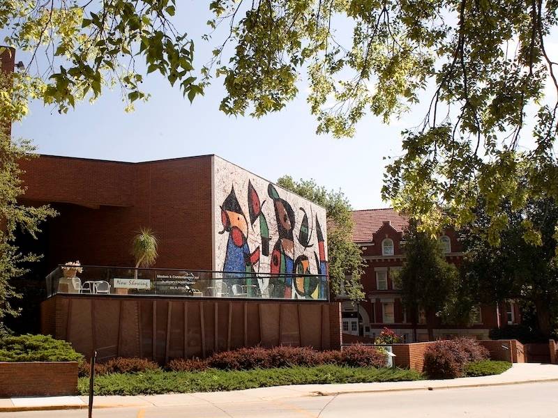 Miro mural at Wichita State