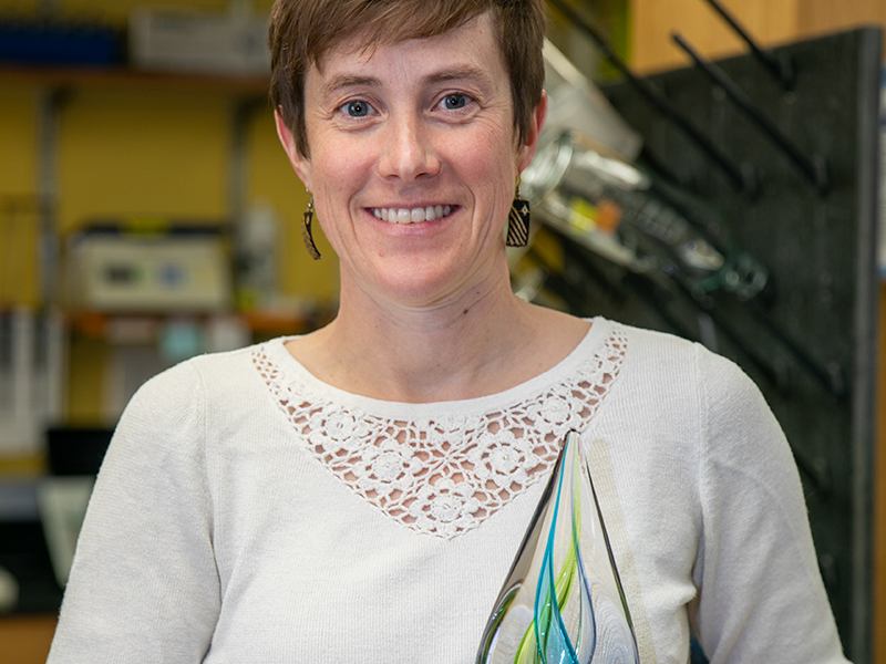 Dr. Moriah Beck, professor of chemistry and biochemistry at Wichita State