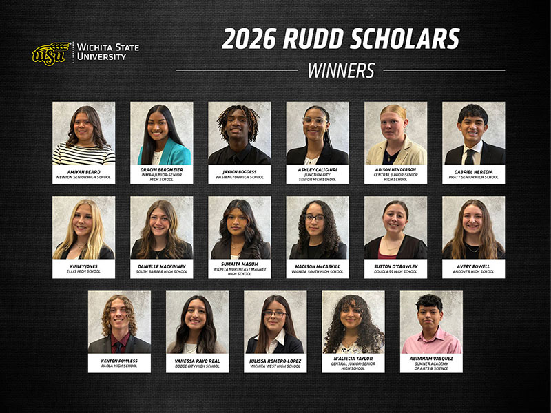 2026 Rudd Scholars winners