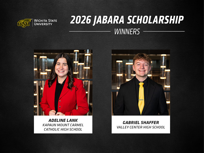 2026 Professor Fran Jabara Endowed Scholarship Winners: Adeline Lank and Gabriel Shaffer