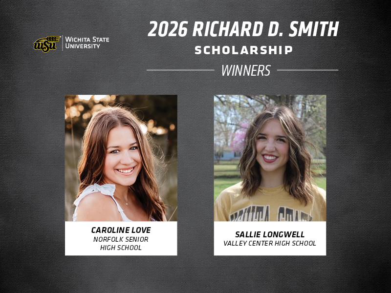 2026 Richard D. Smith Scholarship winners: Caroline Love, Norfolk Senior High School; and Sallie Longwell, Valley Center High School