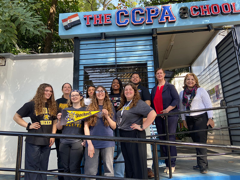 Wichita State honors students in Paraguay. 