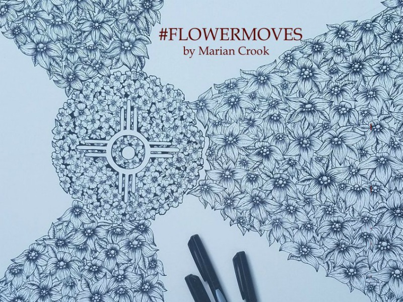 #FlowerMoves at Cadman Art Gallery