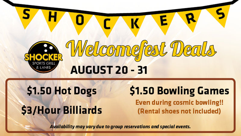 Welcomefest Deals Fall 2018