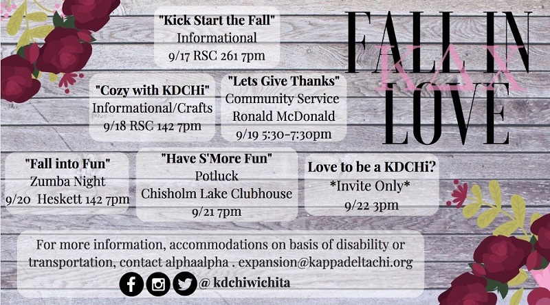 Kappa Delta Chi Fall Rush 2018