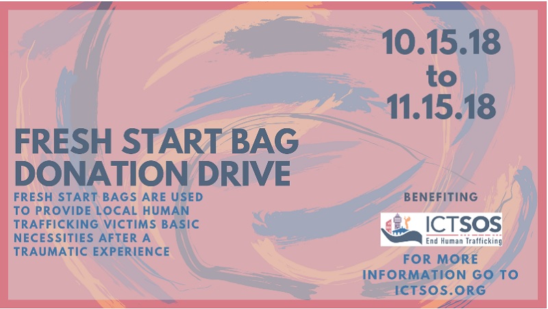 Fresh Start Bags collection to prevent sex trafficking