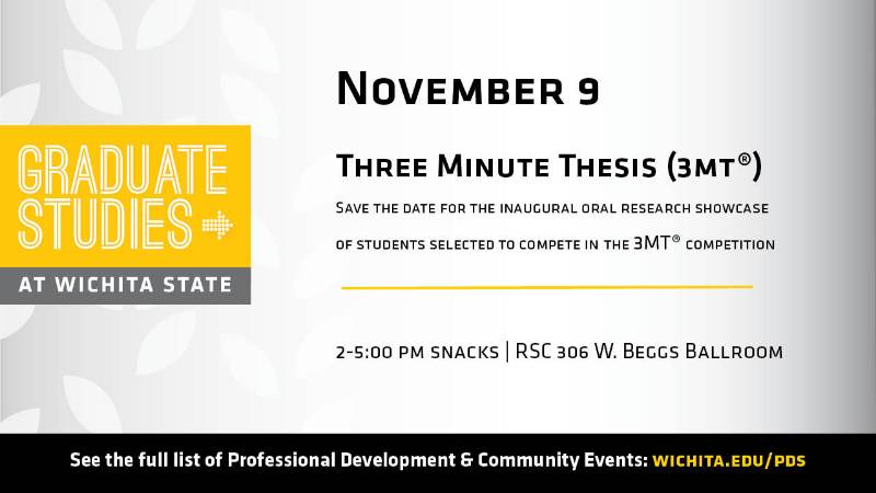 Grad School event Nov. 9, 2018