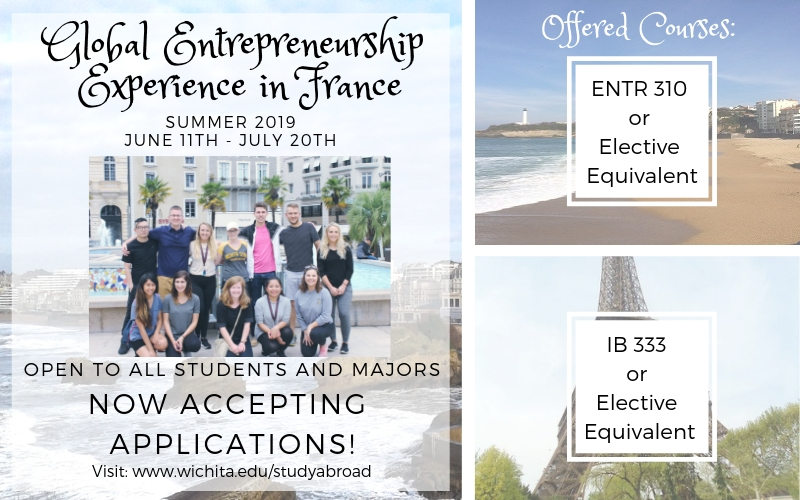 Study Abroad in France summer 2019