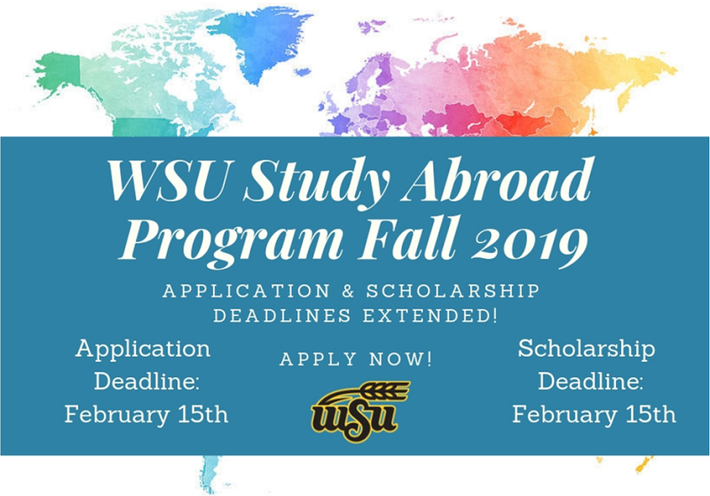 Fall Study Abroad deadlines