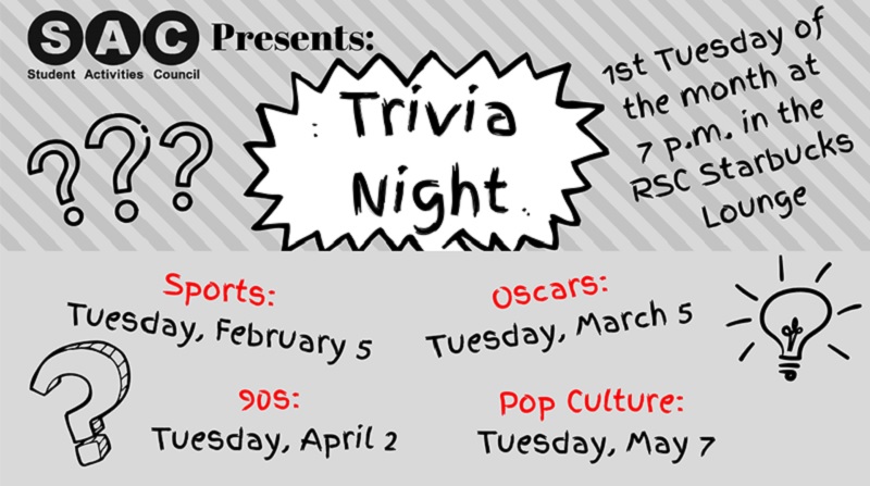 SAC Trivia Night Spring 2019