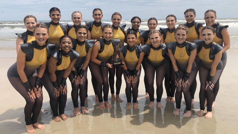 Dance squad at nationals spring 2019
