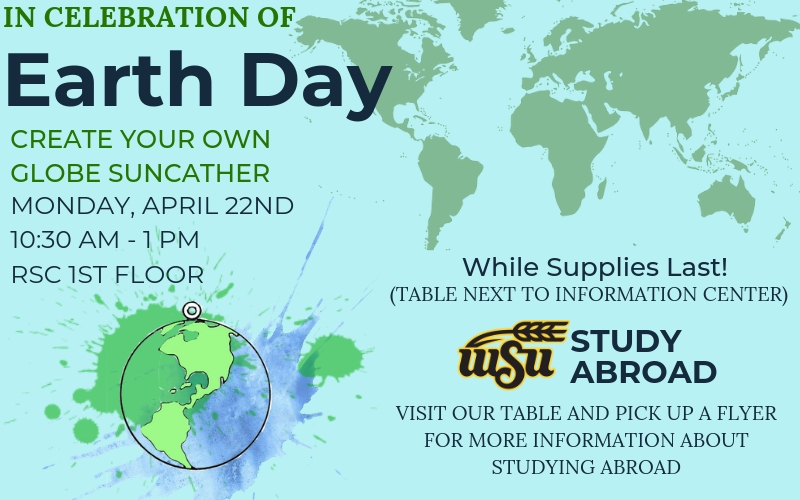 Study Abroad event on Earth Day 2019