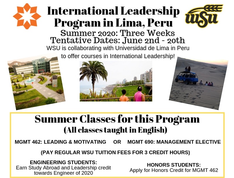 Study Abroad summer 2020
