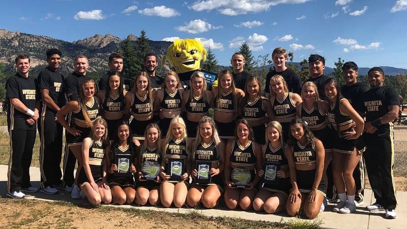 Cheer Team at camp