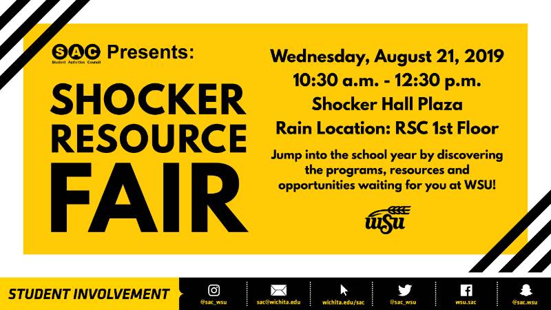 Shocker Resource Fair Aug. 21, 2019