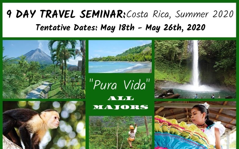 Costa Rica Travel Seminar Oct. 2019