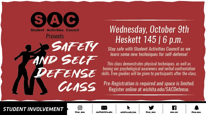 Stay safe with SAC Oct. 9, 2019