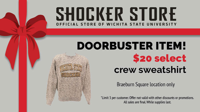holiday promo at Shocker store