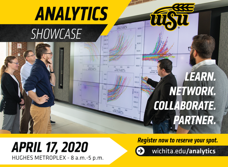Registration is now open for the inaugural Wichita State University Analytics Showcase