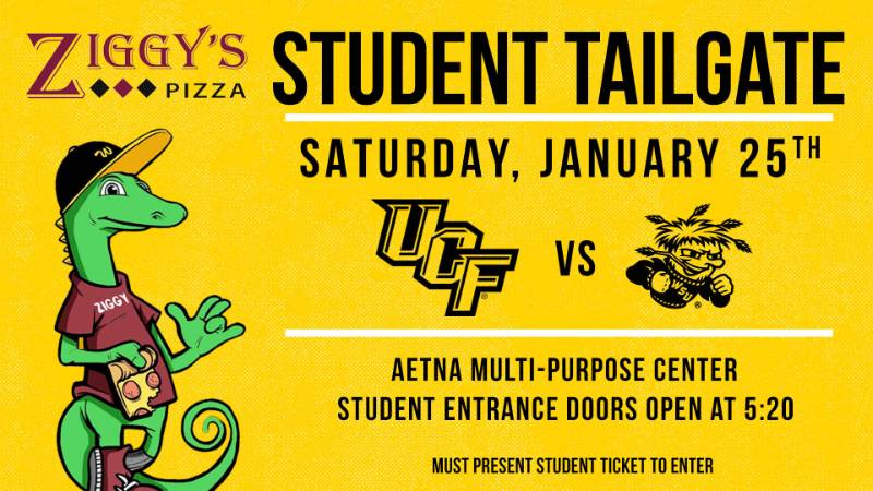 Ziggy's student tailgate Jan. 25, 2020