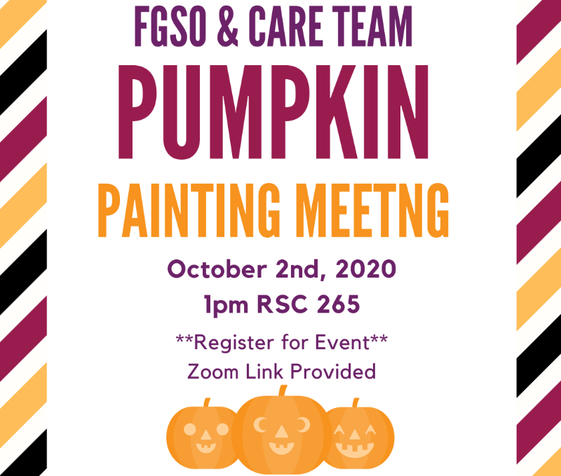 First-Gen event with pumpkins